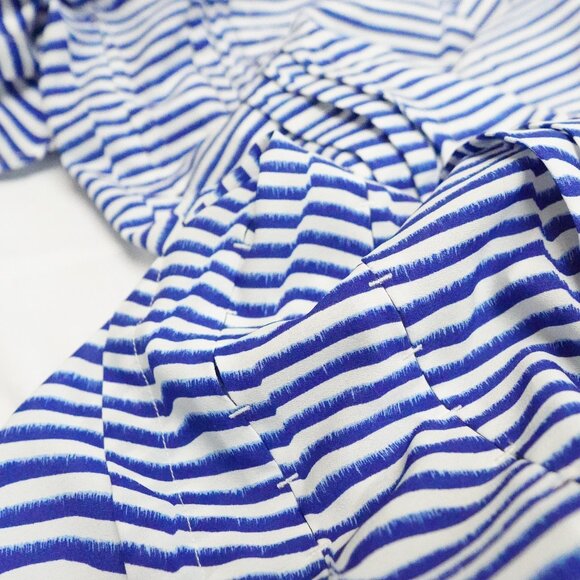 Blue and White Striped Dress - Picture 7 of 7